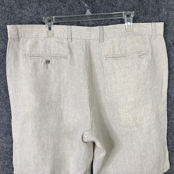 Old Navy Walking Shorts Men Size 40 NWT Washable Linen Ultimate Slim Beige - Picture 5 of 8